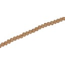 Genuine crystal faceted Glasperlen Champagne  / 3mm /...