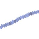 Glass Beads matt light blue Saucer / 5x11mm / 79pcs.