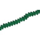 Glass Beads matt  Green Saucer / 5x11mm / 79pcs.