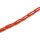 Glass Beads Shiny  Orange Tube / 20x10mm / 18pcs.