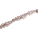 Glass Beads Shiny Transparent Teardrops / 22mm / 20pcs.