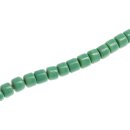 Glass Beads Shiny  green wheel / 10mm / 43pcs.