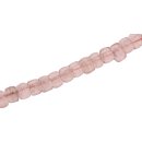 Glass Beads Shiny  rose wheel / 6x10mm / 68pcs.