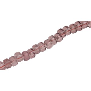 Glass Beads Shiny grape wheel / 6x10mm / 68pcs.