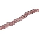 Glass Beads Shiny grape wheel / 6x10mm / 68pcs.