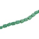 Glass Beads Shiny Ocean Green Balimbing / 10mm / 39pcs.