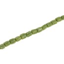 Glass Beads Shiny mint green Balimbing / 10mm / 39pcs.