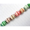 Shark bone oval with resin ca. 25x22mm