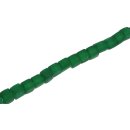 Glass Beads Matt dark green Tube / 11mm / 36pcs.