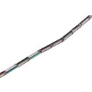 Glass Beads Shiny with design Transparent silver tube /...