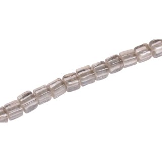 Glass Beads Shiny  Transparent Dice / 11mm / 35pcs.