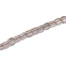 Glass Beads Shiny  Transparent Dice / 11mm / 35pcs.