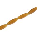 Glasperlen Matt Honey balimbing / 35mm / 12pcs.