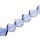 Genuine crystal faceted Glasperlen palace blue twisted / 20mm / 15pcs.