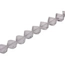 Genuine crystal faceted glass beads Transparent twisted /...