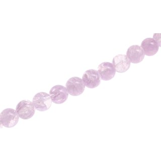 Glasperlen Shiny transparent w design round / 15mm / 29pcs.