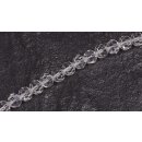 Genuine crystal faceted glass beads transparent round /...