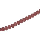 Genuine crystal faceted glass beads dark burgundy wheel /...