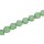 Genuine crystal faceted glass beads  green round / 10mm / 40pcs.