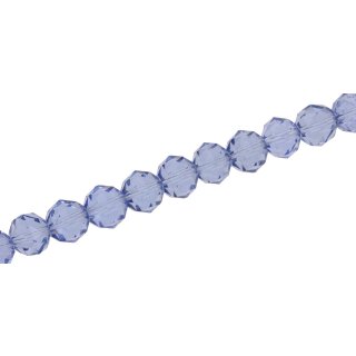 Genuine crystal faceted glass beads  allure round / 8mm / 40pcs.