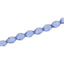 Genuine crystal faceted glass beads allure oval / 11mm /...