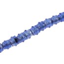 Glass Beads Shiny w design – blue wheel / 10mm /...