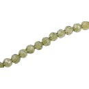 Glass Beads Shiny  olive round / 8mm / 52pcs.