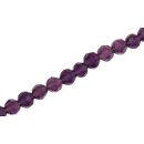 Glass Beads Shiny  violet round / 6mm / 72pcs.
