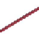 Glass Beads Shiny  burgundy round / 4mm / 100pcs.