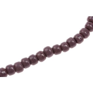 Glass Beads Shiny  lila wheel / 5mm / 78pcs.