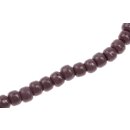 Glass Beads Shiny  lila wheel / 5mm / 78pcs.