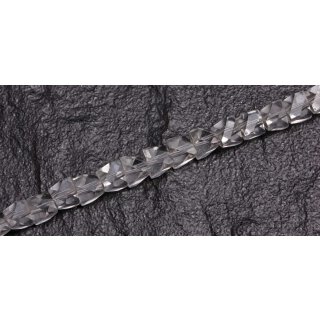 Glass Beads Shiny  transparent irregular / 6mm / 66pcs.