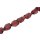 Glass Beads Shiny  burgundy irregular / 20mm / 18pcs.