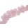 Glass Beads Shiny  light pink teardrops / 20mm / 39pcs.