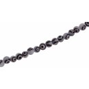 Glass Beads Shiny  Eye design black & white round /...