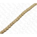 Bamboo Coral Round Beads White / ca. 6mm / 66pcs.