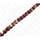 Bamboo Coral Round Beads Tiger and Purple / ca. 10mm /...
