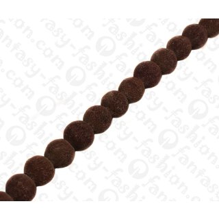 Bamboo Coral Round Beads Brown / ca. 14mm / 28pcs.