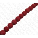 Bambus Koralle Rund Beads Red / ca. 15mm / 26pcs.