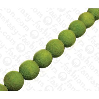 Bamboo Coral Round Berads Lime Green / ca. 18mm / 22pcs.