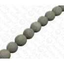 Bambus Koralle Rund Beads Grey / ca. 18mm / 22pcs.