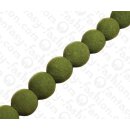 Bambus Koralle Rund Beads Light Green / ca. 20mm / 20pcs.