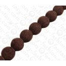 Bamboo Coral Round Beads Brown / ca. 20mm / 20pcs.