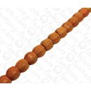 Bambus Koralle Faceted Rund Beads Orange / ca. 14mm / 28pcs.