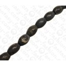 Bamboo Coral Rounded Tube Dark Blue / ca. 18mm / 22pcs.