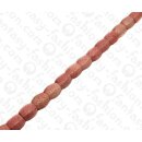 Bamboo Coral Faceted Tube Light Pink / ca. 14mm / 28pcs.