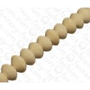 Bamboo Coral Saucer White / ca. 11x18mm / 36pcs.