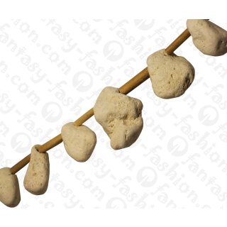 Bambus Koralle Nuggets / ca. 18x45mm / 22pcs.