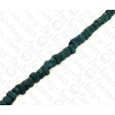 Bamboo Coral Triangle with Center Drill Blue / ca. 6x9mm...