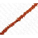 Bamboo Coral Sticks Orange Shiny / ca. 2x10mm / 200pcs.